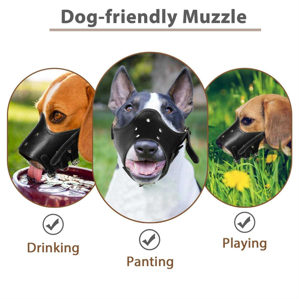 Leather Dog Muzzle T65328