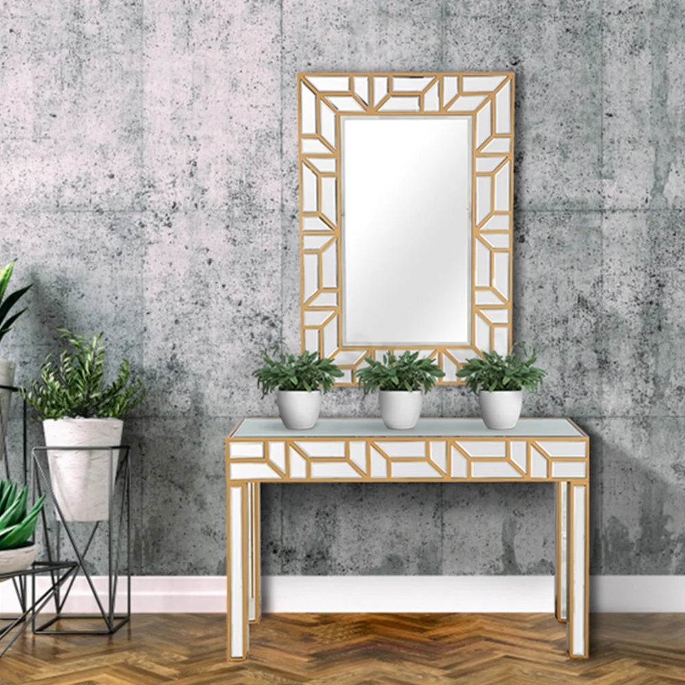 Wall Mirror and Console Table V6101