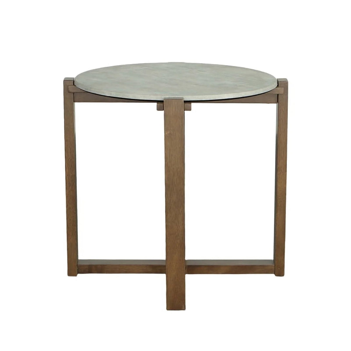 Round Wood End Table L8099