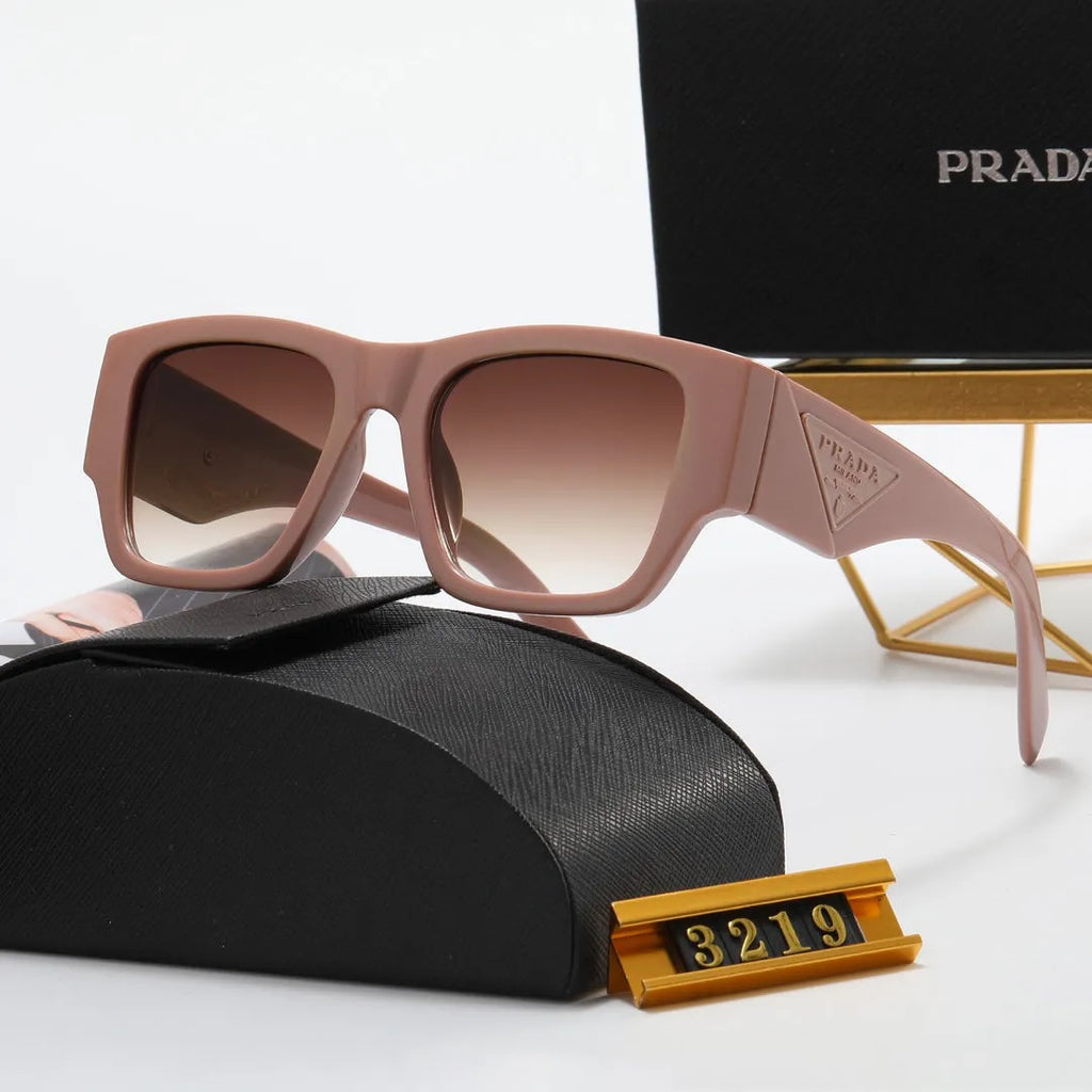 Black and White Letter Polarized Sunglasses C806274