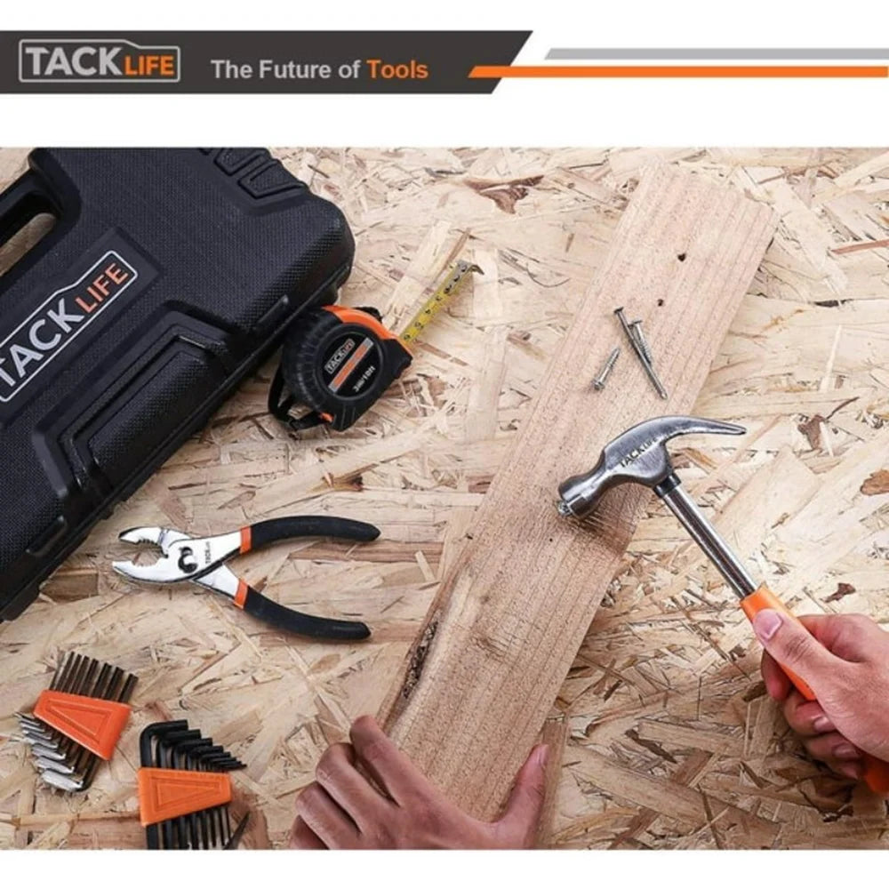 57 Pcs Black Hand Tool Set with Storage Case T16930
