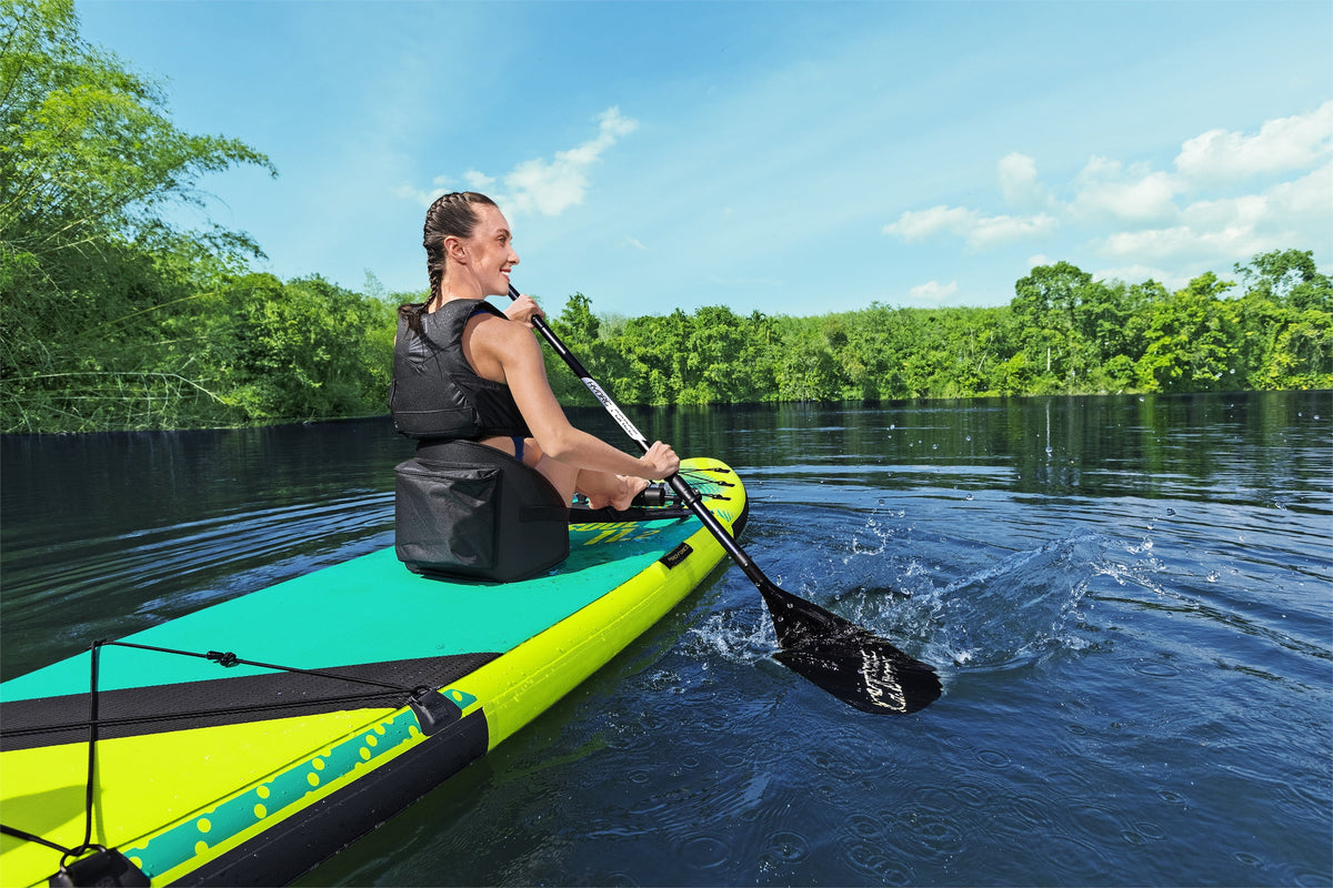 Convertible Stand-up Paddleboard and Inflatable Kayak Set P786