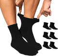 Cotton Diabetic Ankle Socks for Women Size 6-9 Non Binding Loose Fit J124