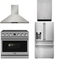 36 Electric Range, Range Hood, Refrigerator and Dishwasher Q73901