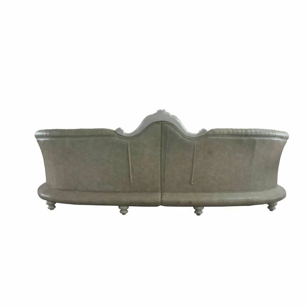 Wood Carving 2pc Sofa Set Q21244