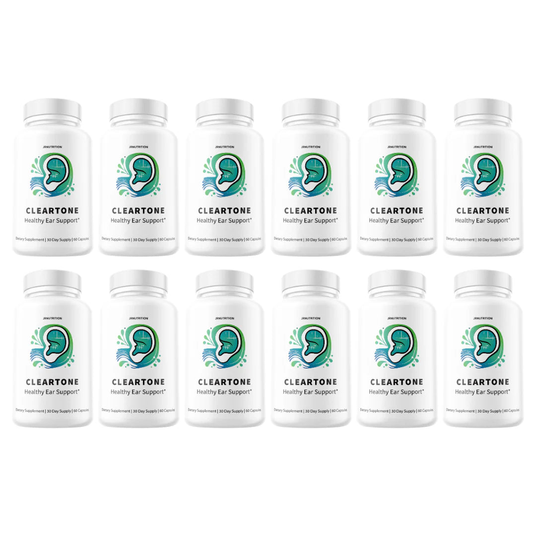 Hearing Relief Capsules for Tinnitus Support 12 Bottles C814630