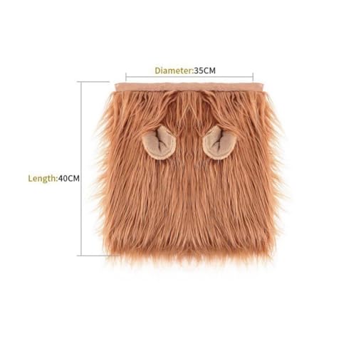 Brown Dog Wig with Ears G625914