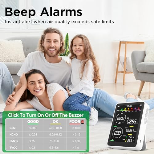 16-in-1 Portable Air Quality Monitor Indoor R89304