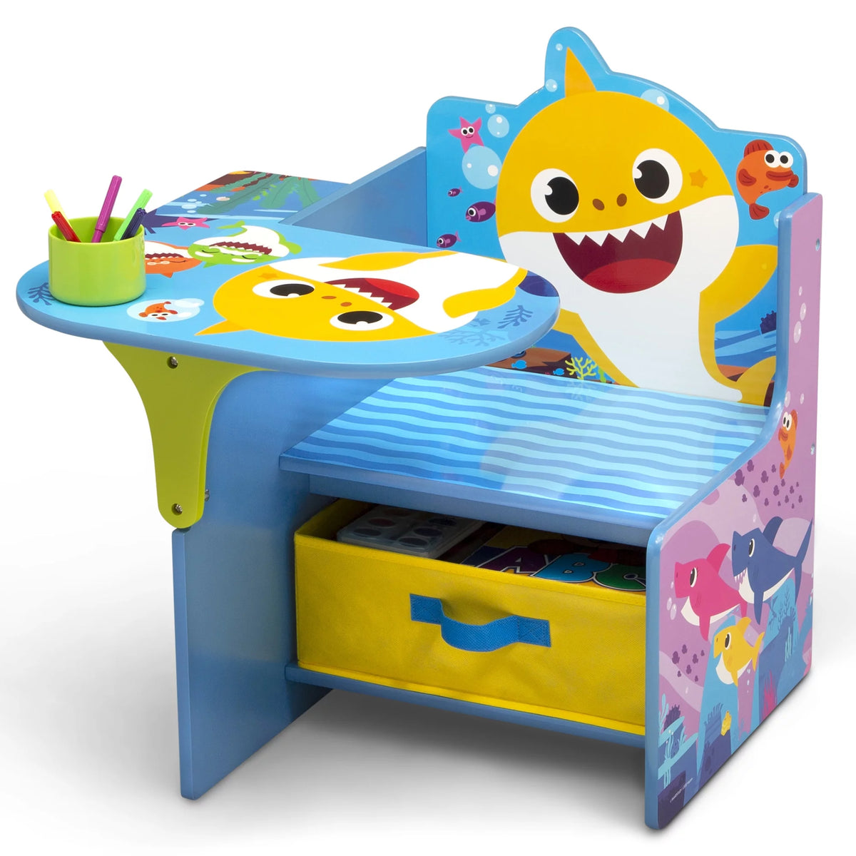 Chair Desk with Storage Bin A81446