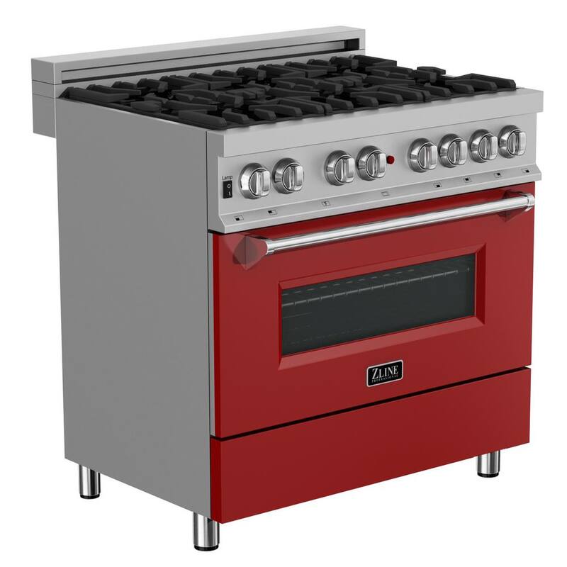 6 Burner Dual Fuel Range with Stainless Steel F836091