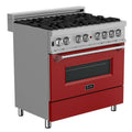 6 Burner Dual Fuel Range with Stainless Steel F836091
