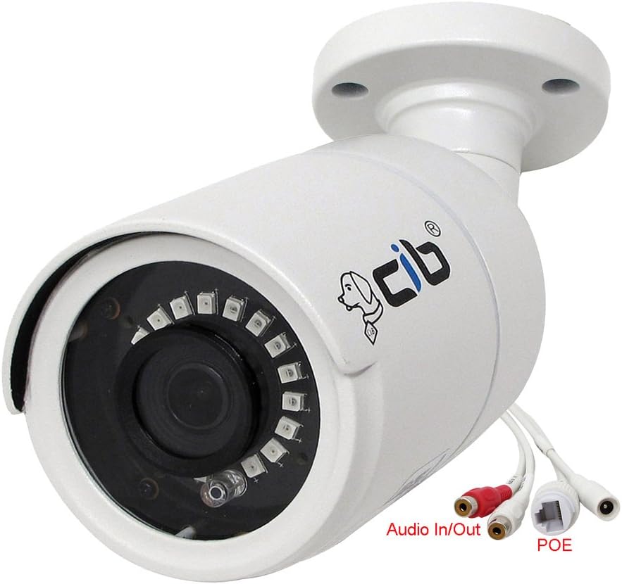 32CH NVR 8MP 5MP 4MP H.265 HDMI 4K Output with 8x5MP POE Bullet Cameras and 4TB HDD J1039