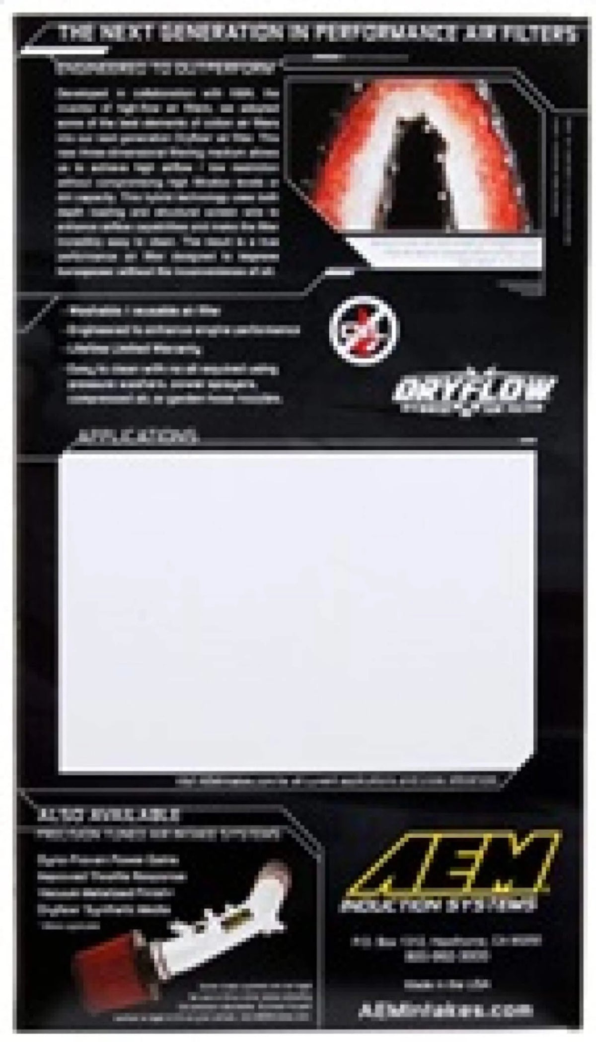 Universal Air Filter T5000