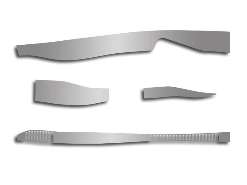 Polished Wiper Cowl 4pc I462