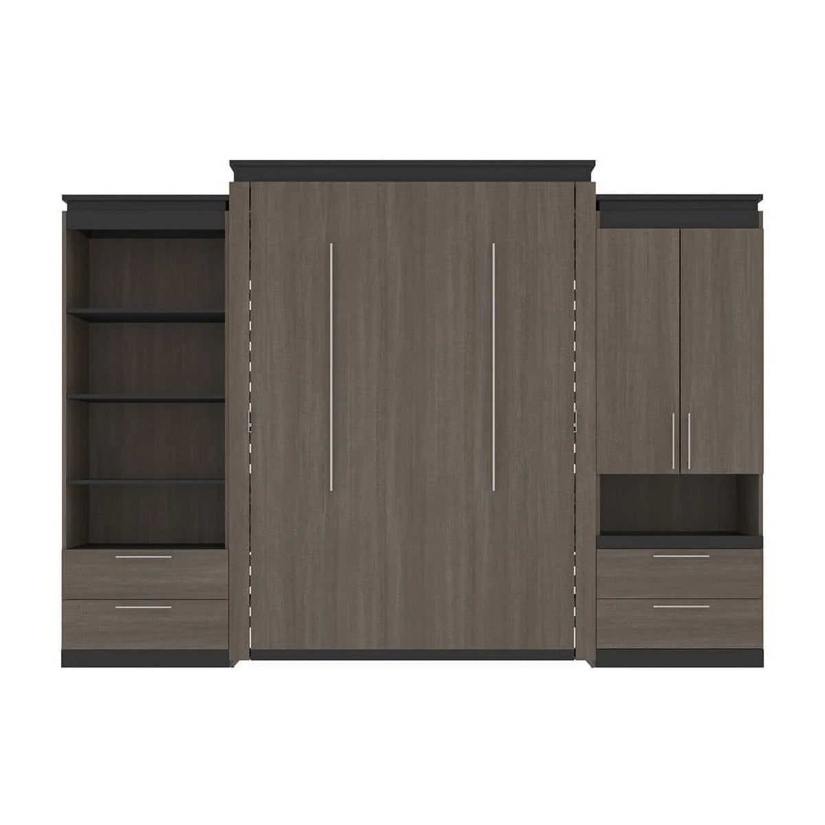 Queen Murphy Bed and Storage with Drawers E4475