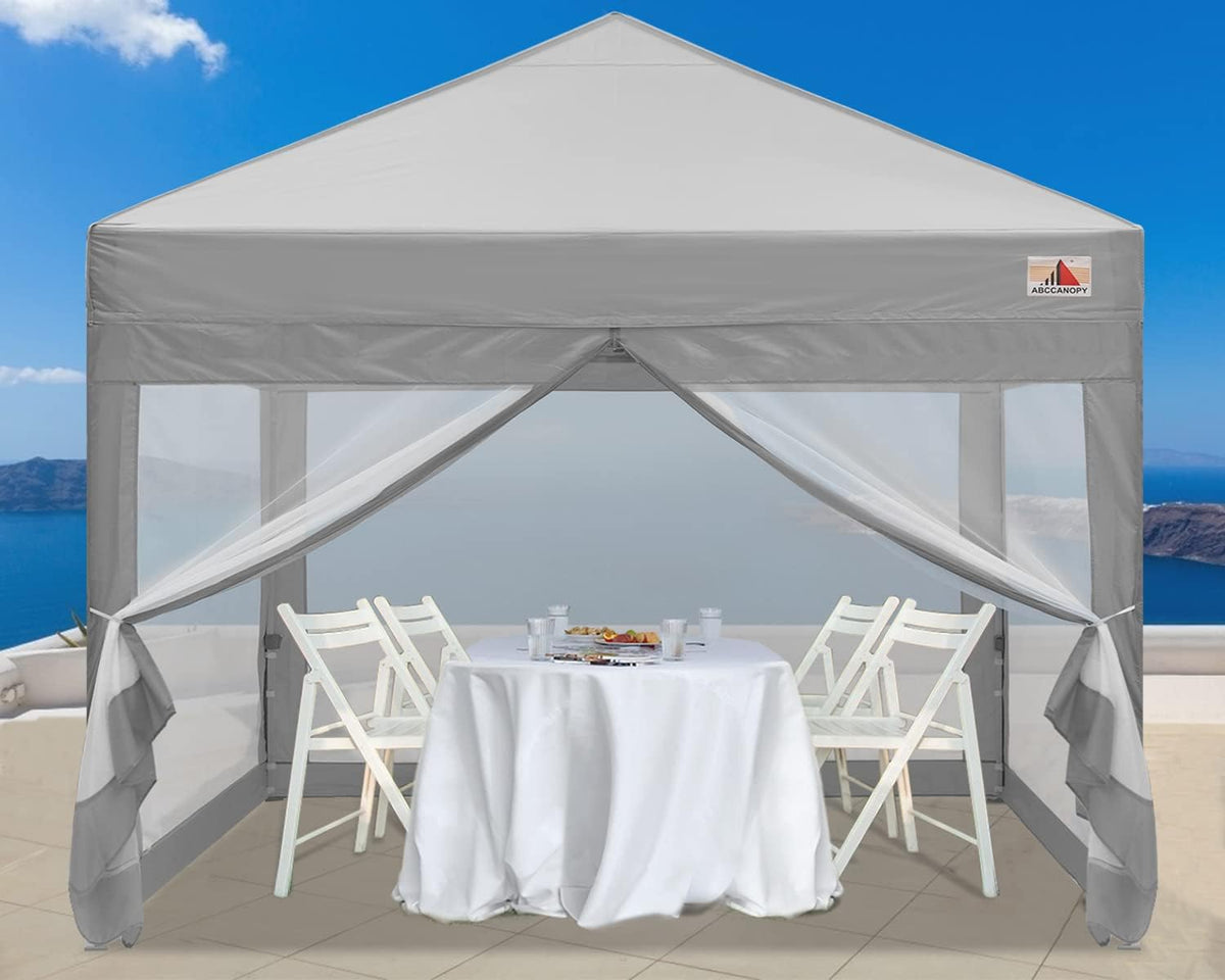 10x10 Pop Up Canopy Tent with Netting Walls G74672