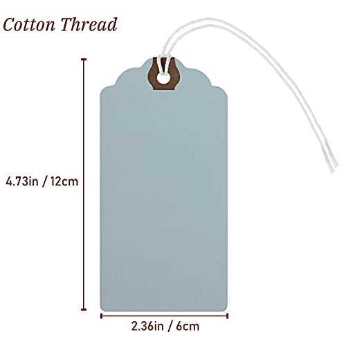 60 Pcs Large Paper Gift Tags with String R399