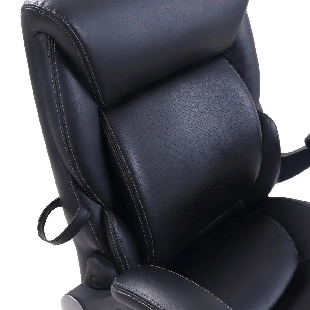 Black Bonded Leather Office Chair J881360