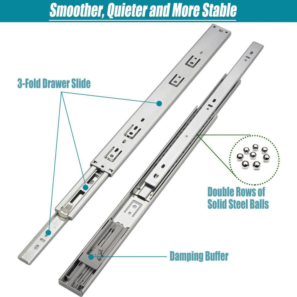 18 Inch Full Extension Ball Bearing Drawer Slides B95695