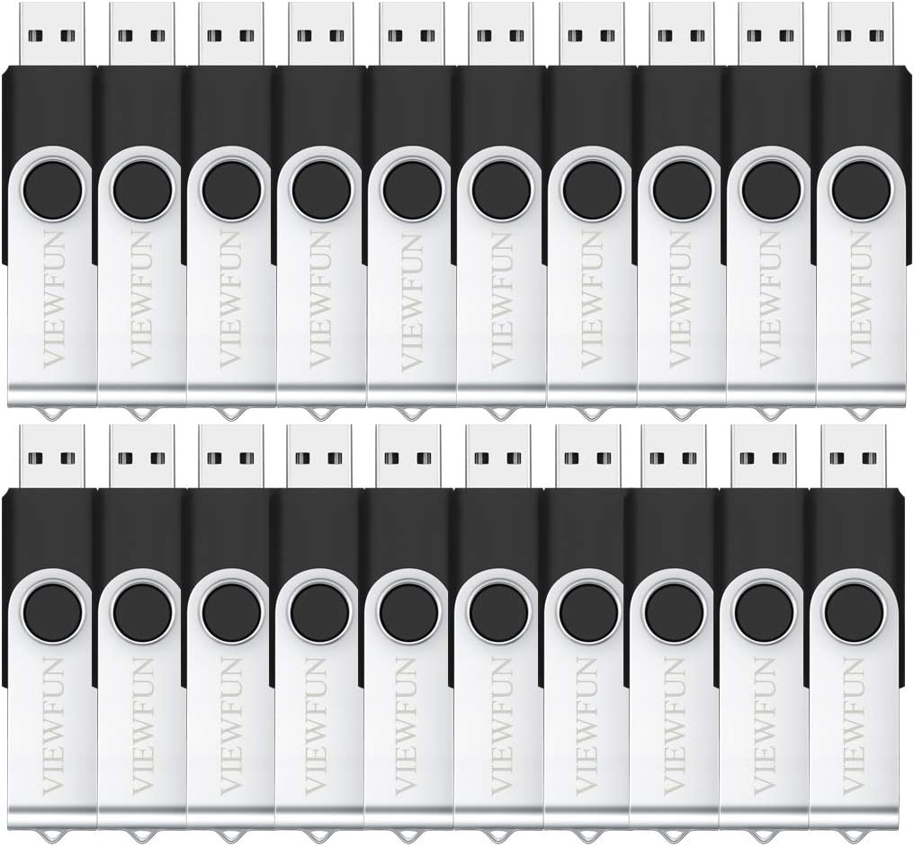 4G Flash Drive 50 Pack USB Thumb Drive with LED Indicator and Lanyards A12885