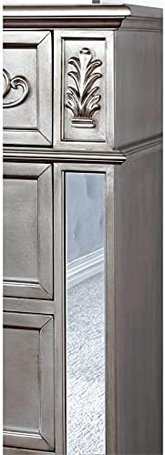 Traditional Wood 3-Drawer Nightstand G2695