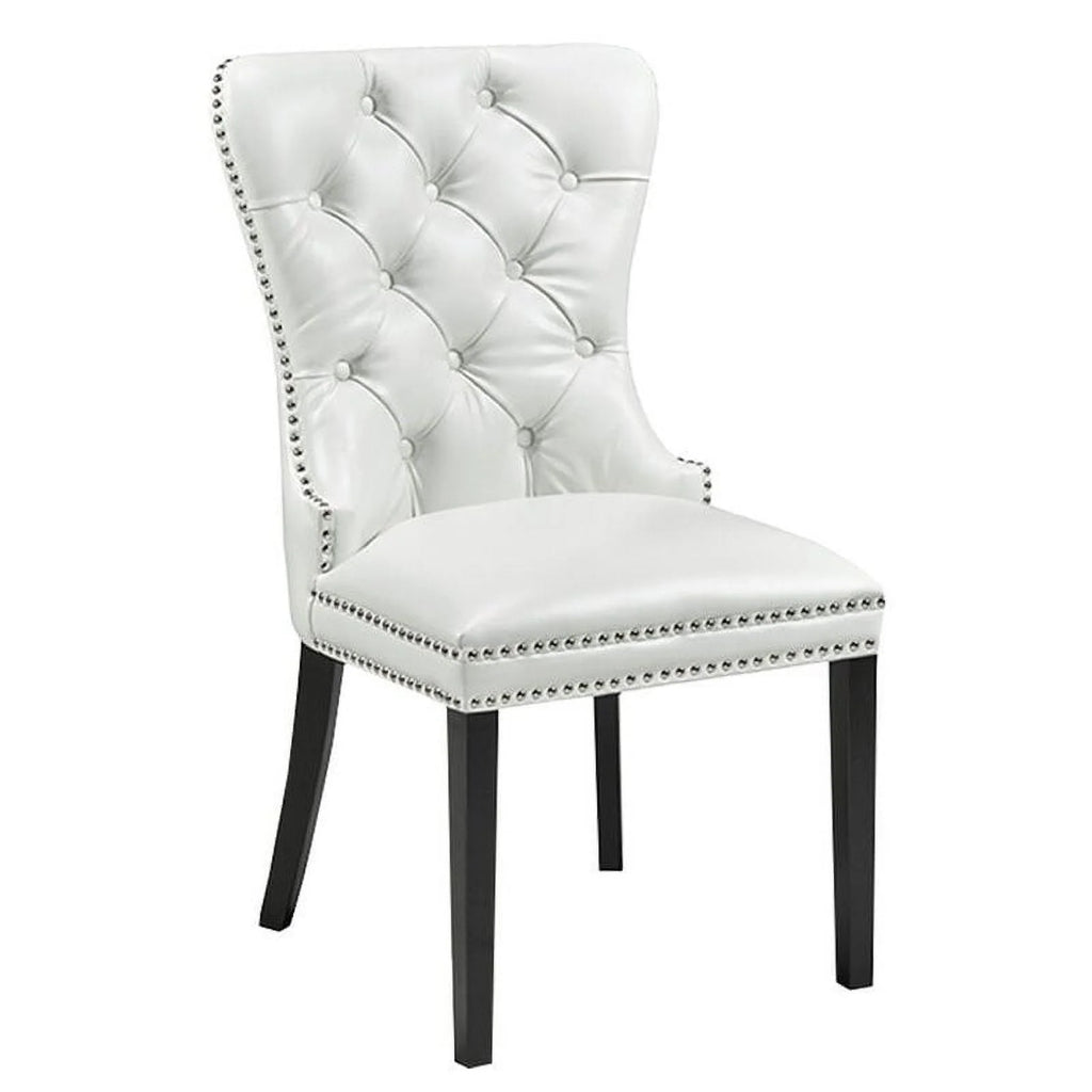 White Leather Dining Chair V817097