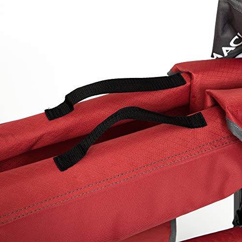 Foldable Outdoor Rocking Chair up to 225 lbs Red H304459