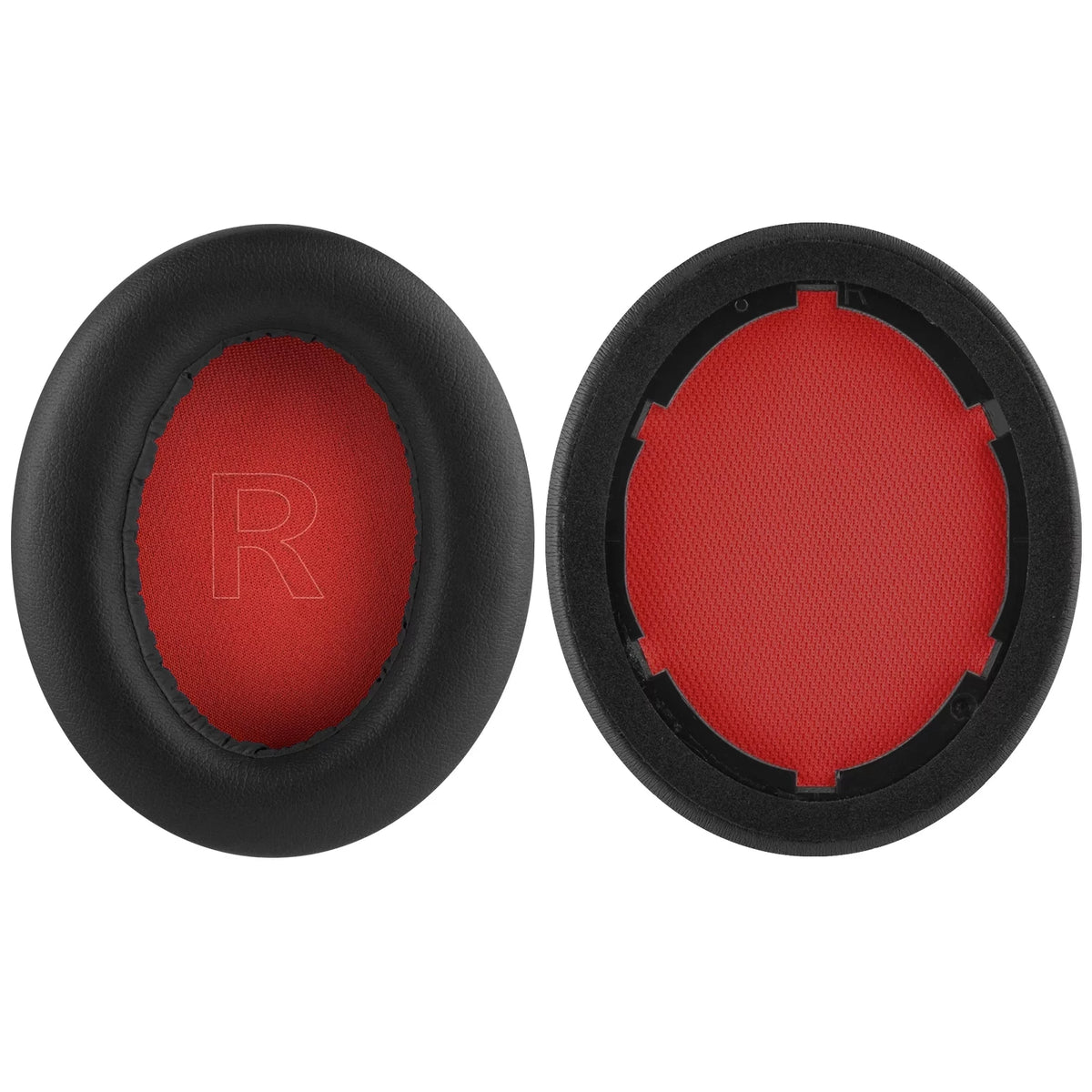 Replacement Ear Pads for Headphones (Black / Red) Q781598