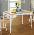 White Natural Tile Top Table H1765