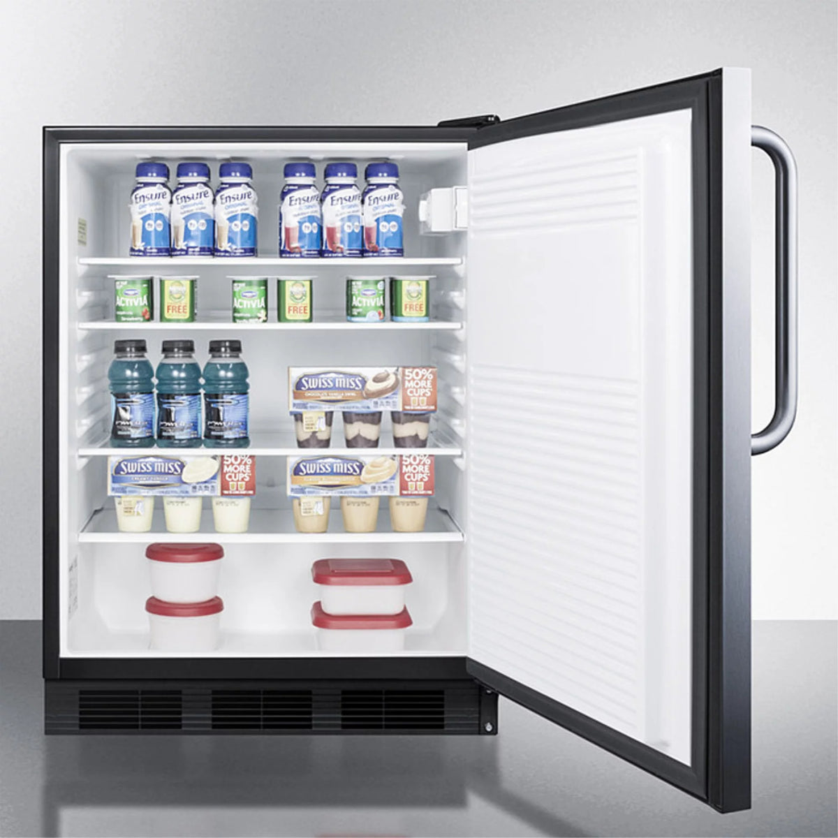 ADA Compliant Built-In Undercounter All-Refrigerator, Stainless Steel F2046