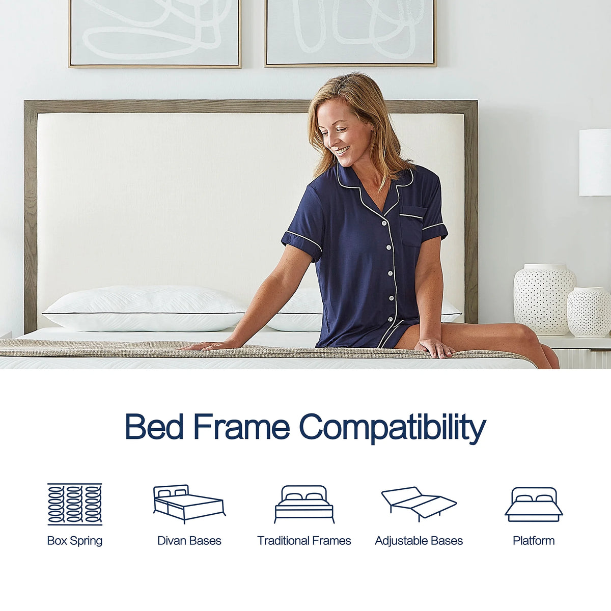 Queen Medium Firm Gel Memory Foam Mattress H690794