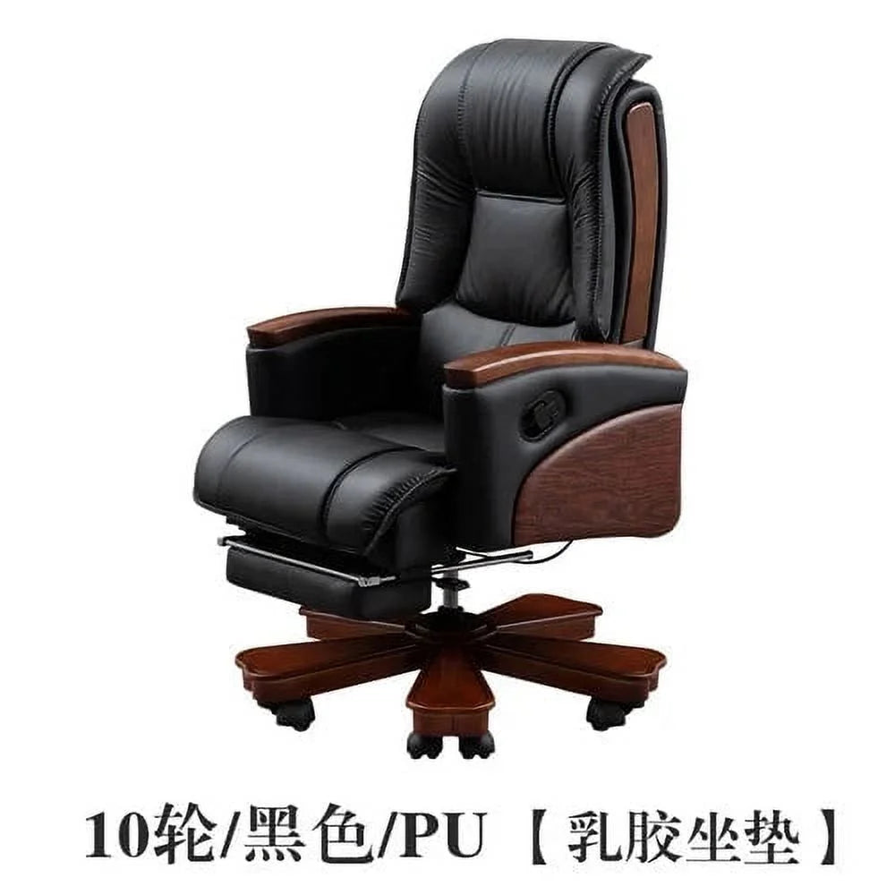 Swivel Ergonomic Leather Office Chair V9369