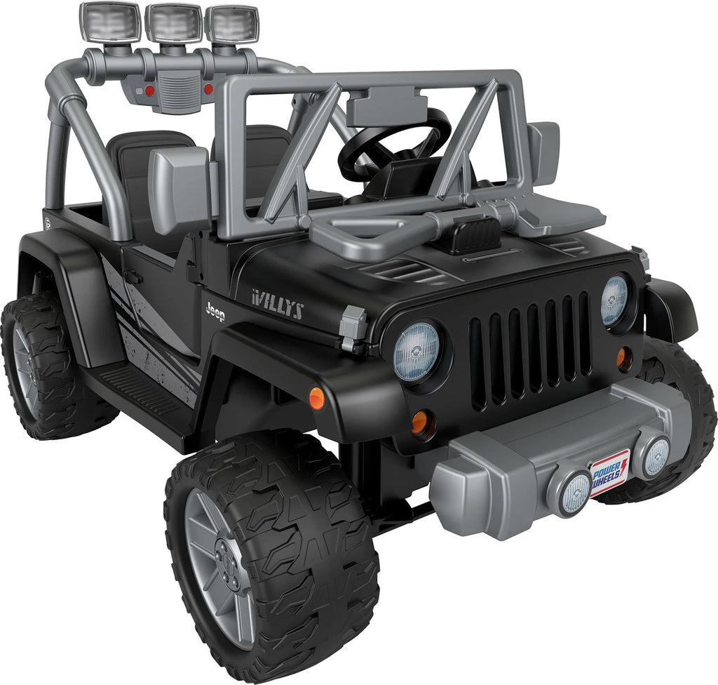 12V Battery-Powered Ride-On Vehicle with Lights & Sounds, Black S16958