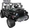 12V Battery-Powered Ride-On Vehicle with Lights & Sounds, Black S16958