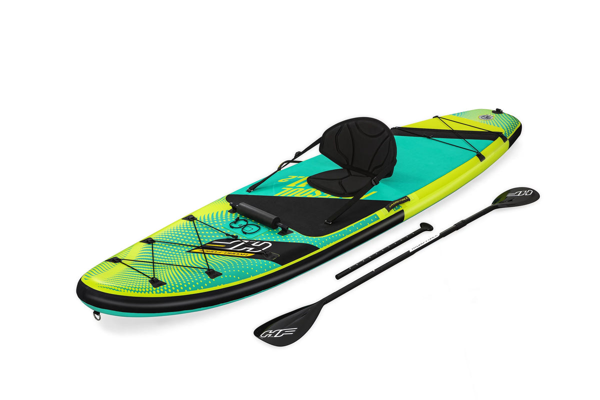 Convertible Stand-up Paddleboard and Inflatable Kayak Set P786
