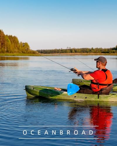Adjustable Fishing Kayak Paddle with Paddle Leash Y83482