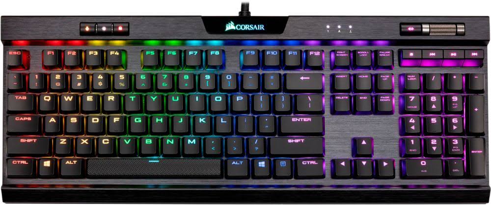 Black Low Profile Mechanical Gaming Keyboard J6246