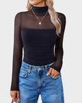 Long Sleeve Turtle Neck Bodysuit L533260