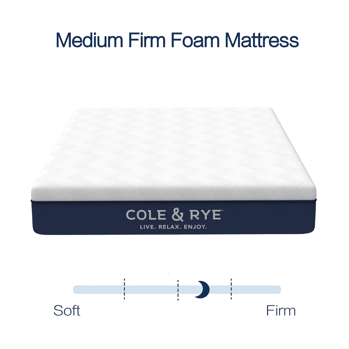 Queen Medium Firm Gel Memory Foam Mattress H690794