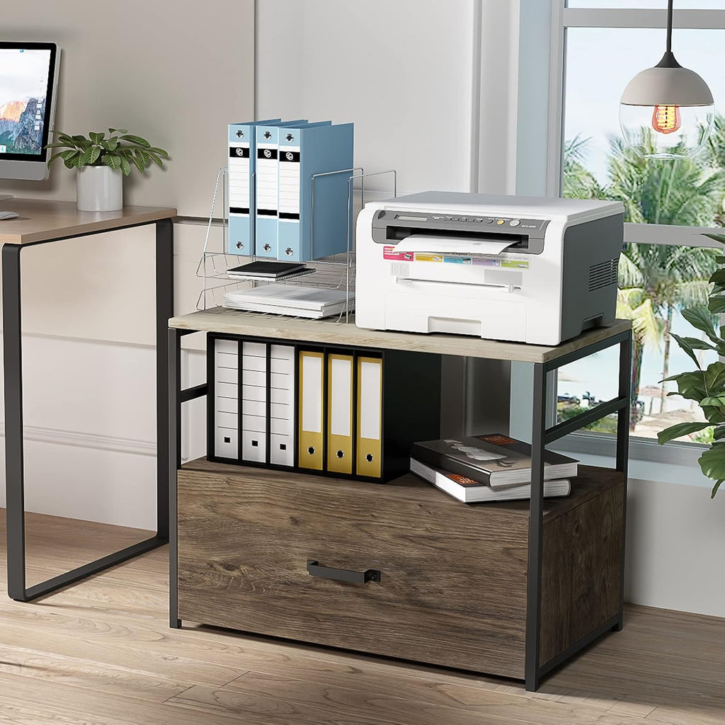 Wood Lateral File Cabinet with 1 Drawer V85866