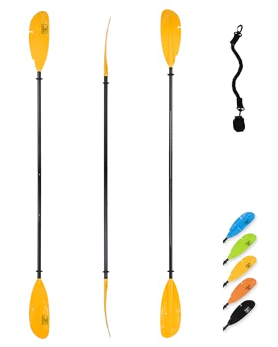 Adjustable Fishing Kayak Paddle with Paddle Leash Y83482