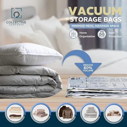 8 Pack XXL Jumbo Vacuum Storage Bags Z656662