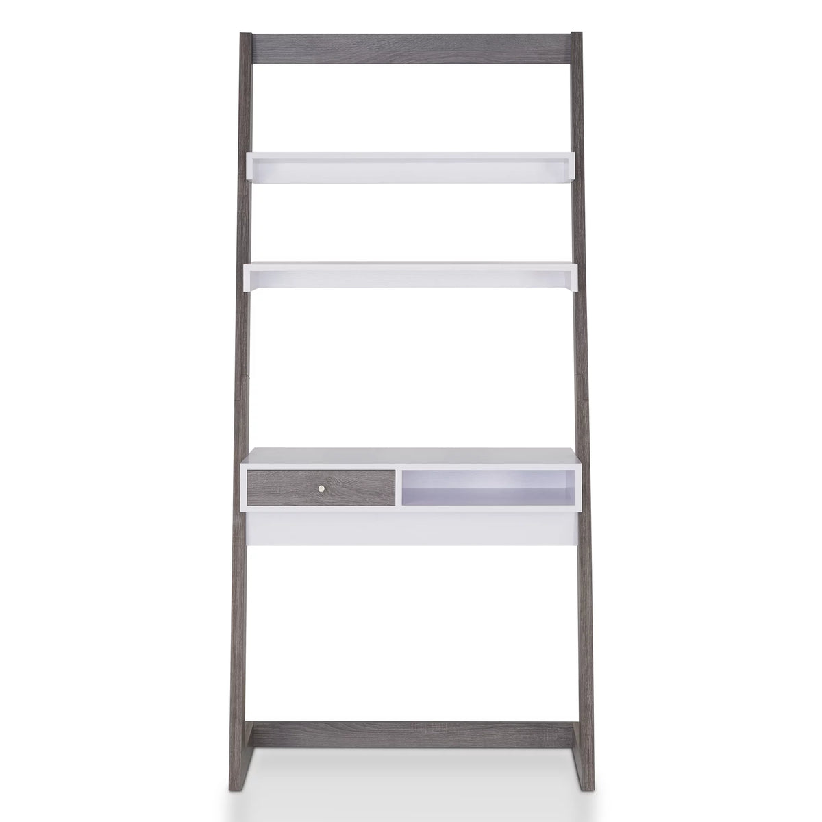 Leaning Writing Desk with Shelves S370