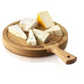 Round Wood Cheese Board with Handle G323037