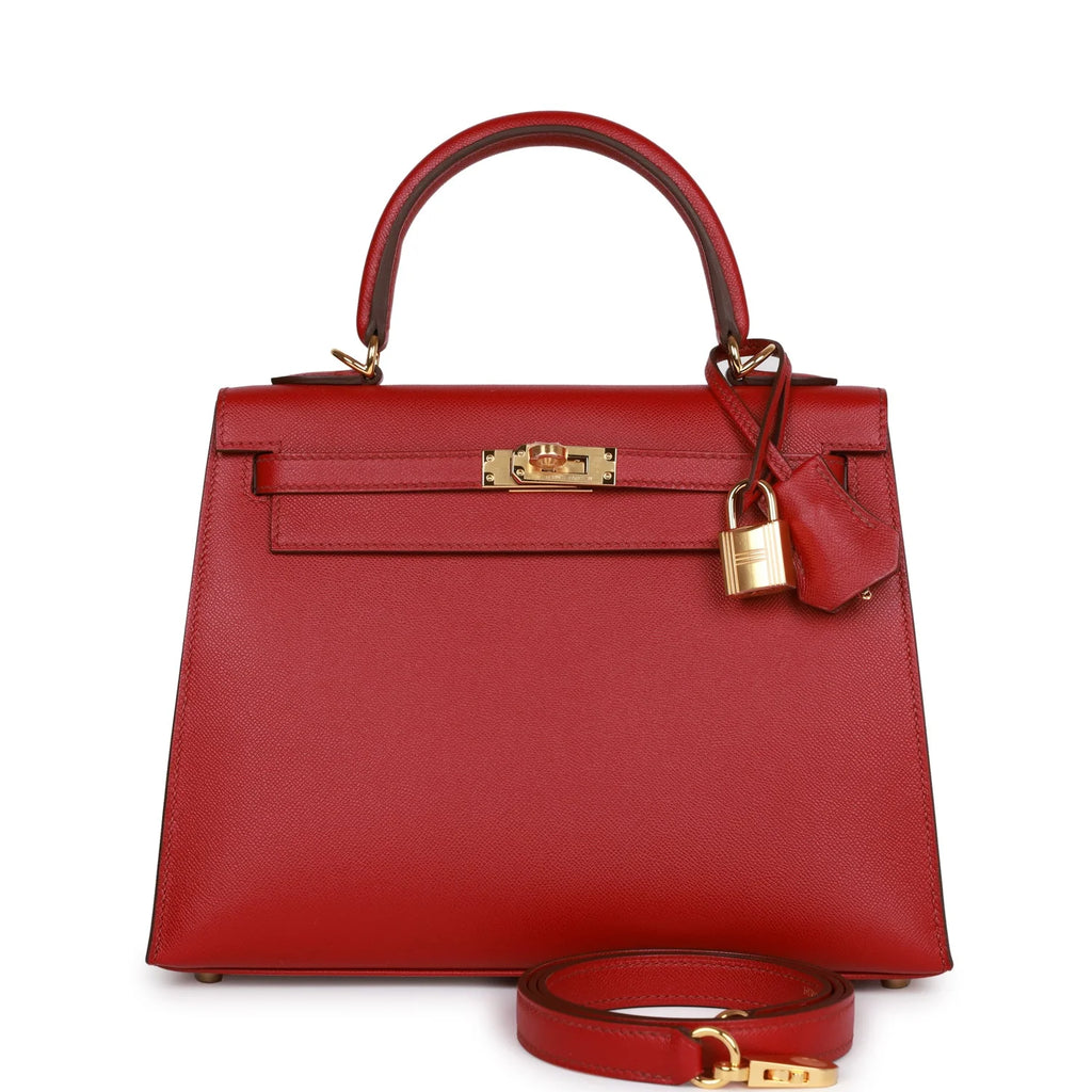 Kelly 25 Gold Hardware Handbag C850
