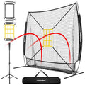 7 x 7 ft Baseball Softball Hitting Net with Carry Bag K2829