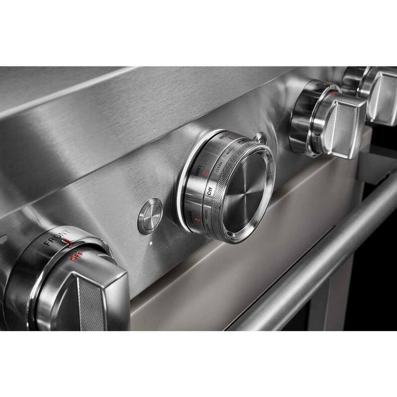 30 in. 4.1 cu. ft. Smart Gas Range with Self-Cleaning and True Convection L353