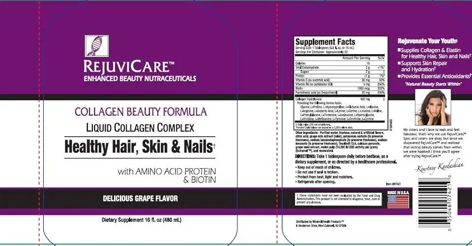 Collagen Beauty Formula Grape 16 oz. 5 Pack M5003