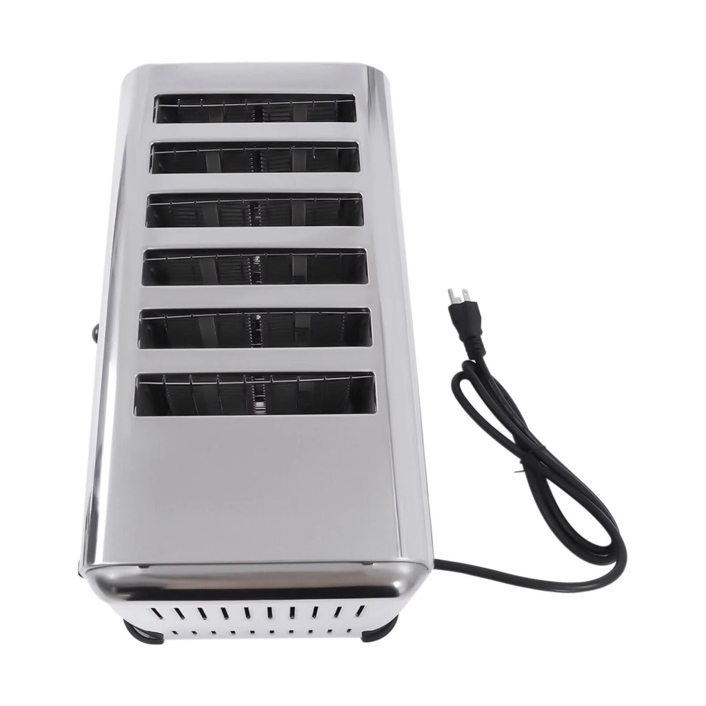 6 Slices Commercial Pop-Up Electric Stainless Steel Toaster A955099