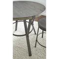 Round Counter Height Dining Table in Gray X885448